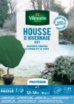 Croissance et protection des végétaux - Housse d'hivernage - 1,30 m x 1,60 m - Vert - face recto